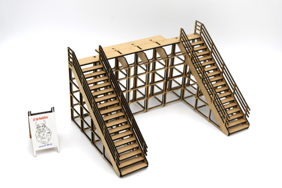 AT-BA Widerlager für Brücke Carreraschiene für 2 Fahrspuren 220084